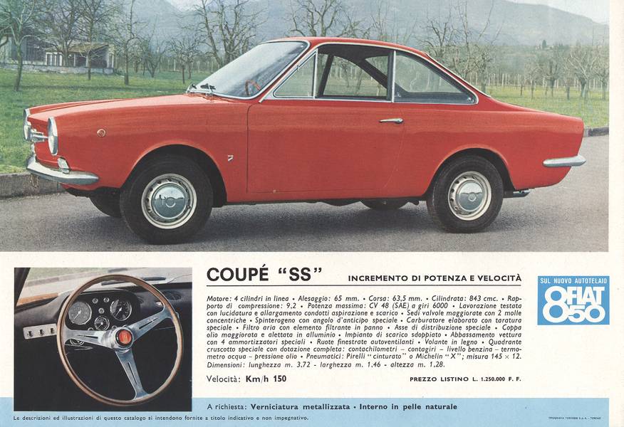 850 Coupé SS brochure