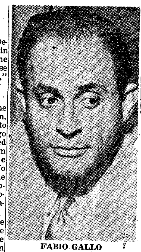 Fabio Gallo — newspaper portrait